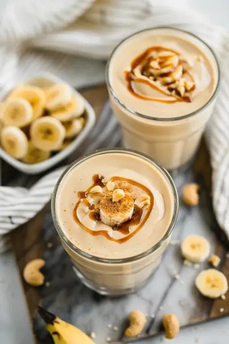Creamy Peanut Butter Banana Smoothie Recipe