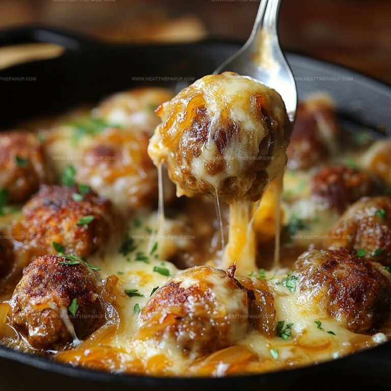 French Onion Meatballs Recipe