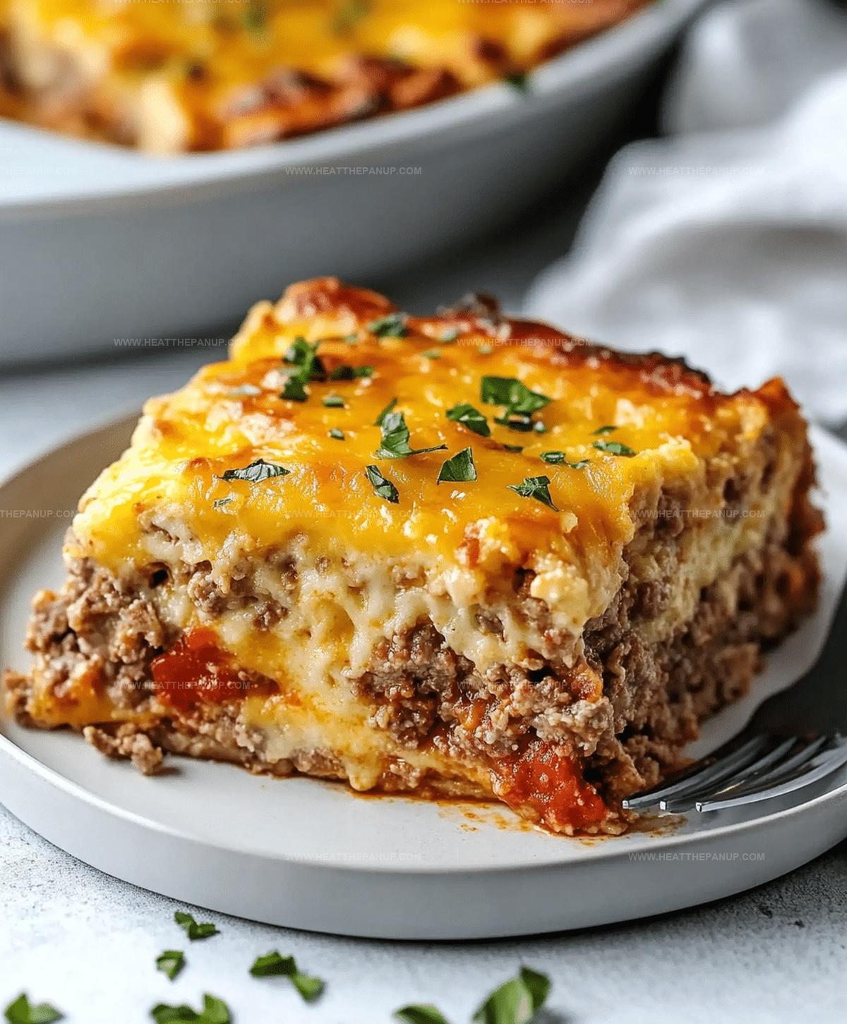 Cheesy Loaded Meatloaf Casserole Recipe