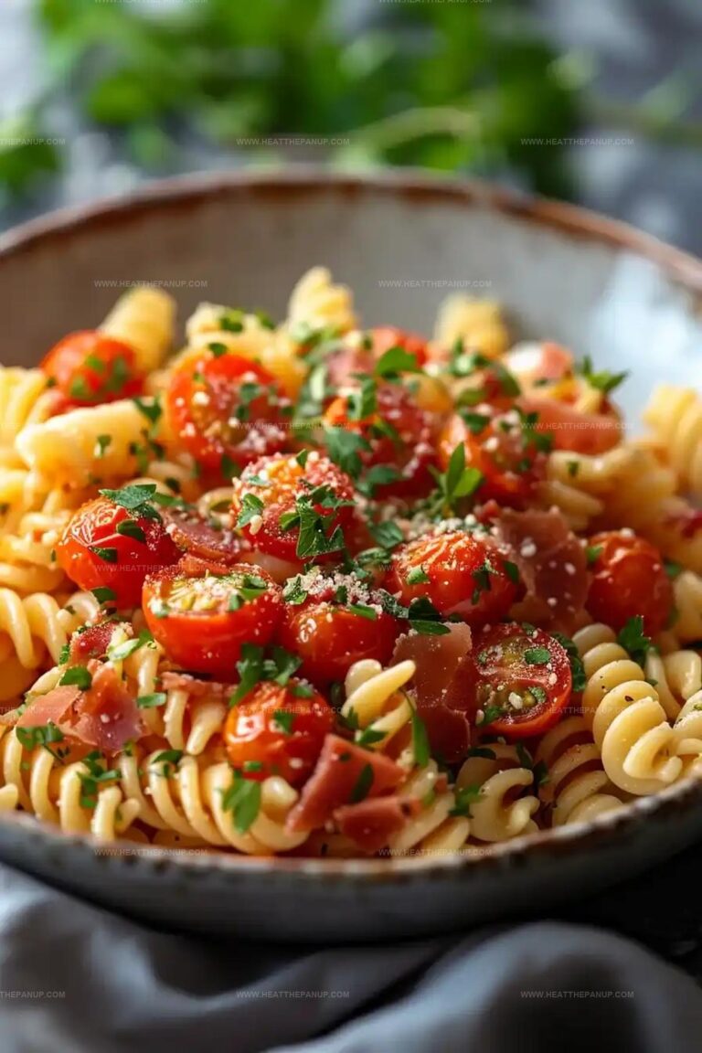 Creamy Roasted Tomato Ricotta Pasta With Crispy Prosciutto Recipe