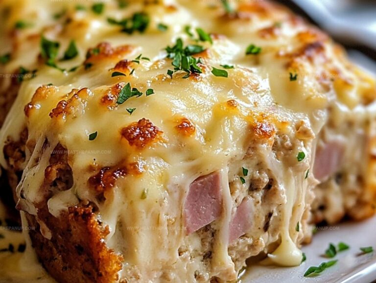 Chicken Cordon Bleu Meatloaf Extravaganza Recipe