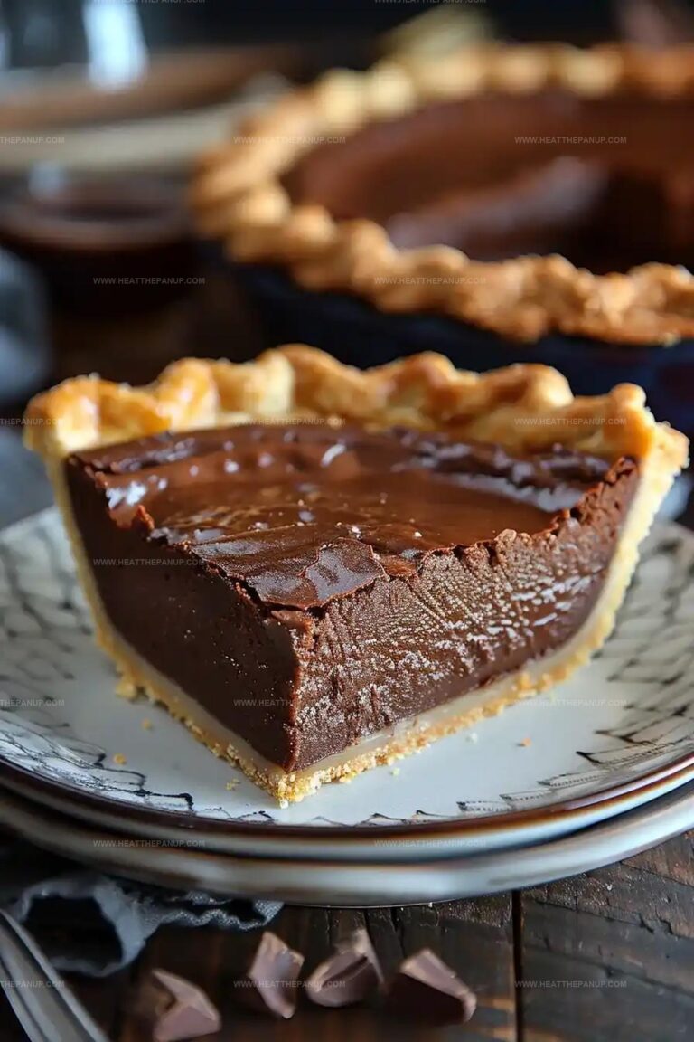 Chocolate Chess Pie Recipe