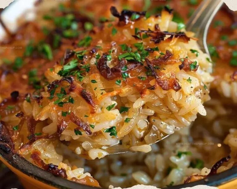 French Onion Soup Rice Recipe