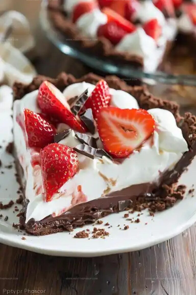 Chocolate Strawberry Marshmallow Pie Recipe