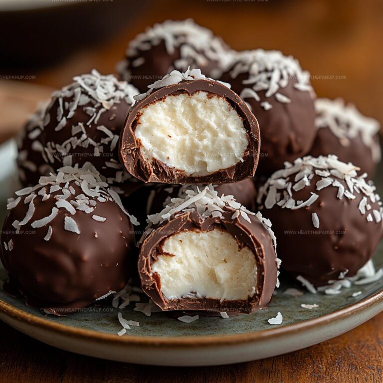 No Bake Coconut Cream Balls Recipe