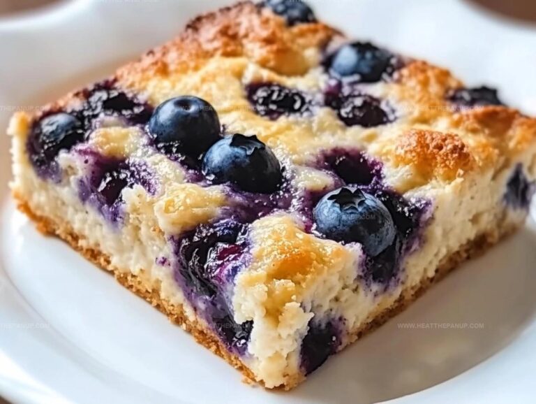 Blueberry Cottage Cheese Breakfast Bake Recipe