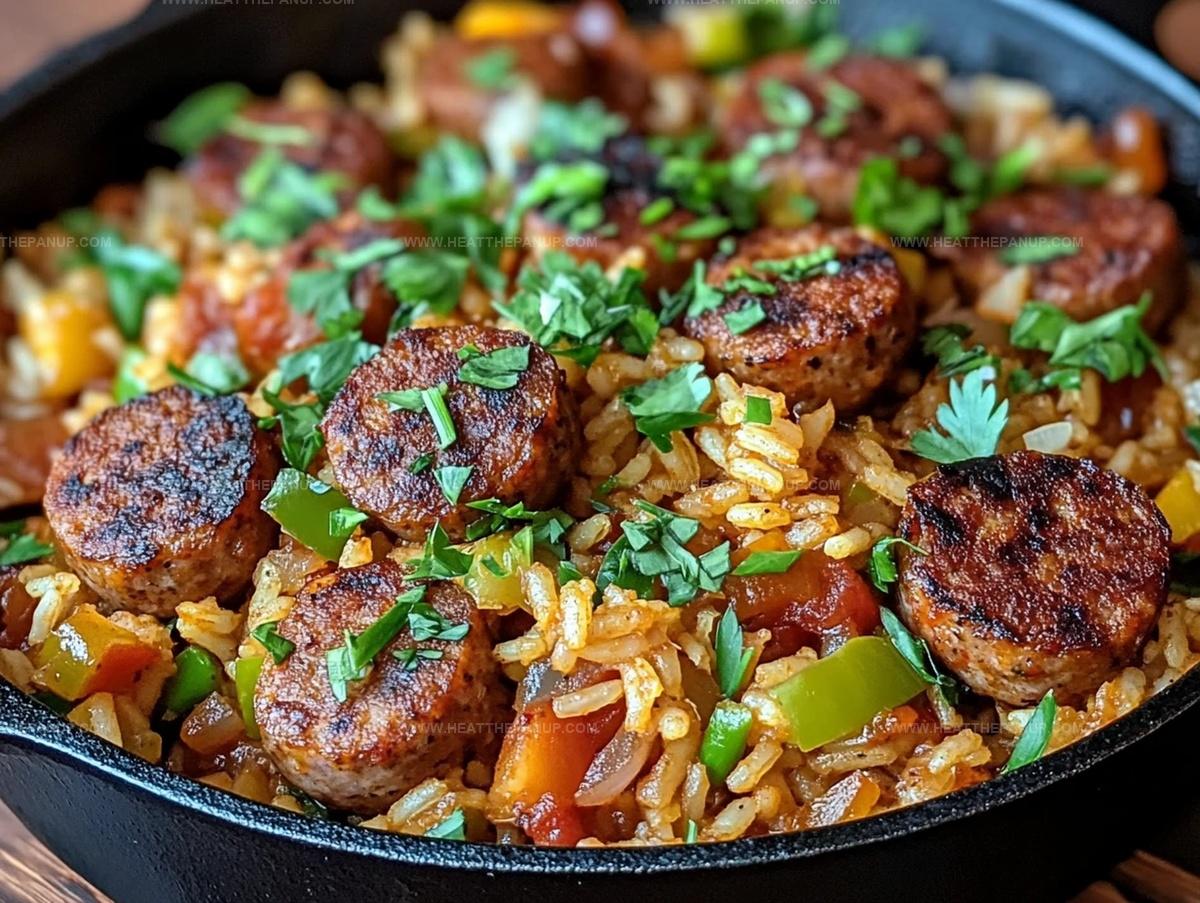 Cajun Sausage And Rice Skillet Recipe