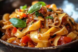 Italian Drunken Noodles Recipe