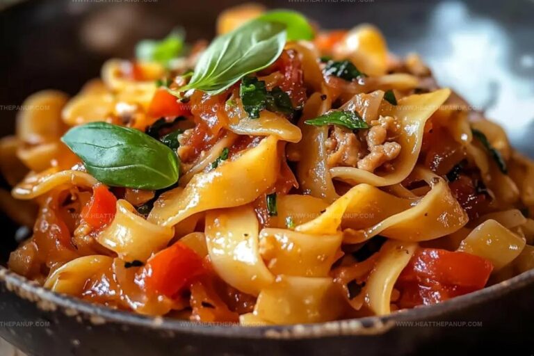 Italian Drunken Noodles Recipe