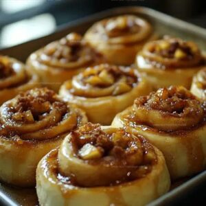 Soft-Baked Apple Cinnamon Rolls Recipe