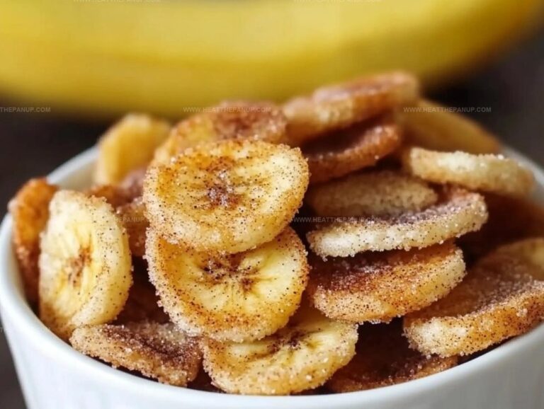 Sweet Cinnamon Air Fryer Banana Chips Recipe