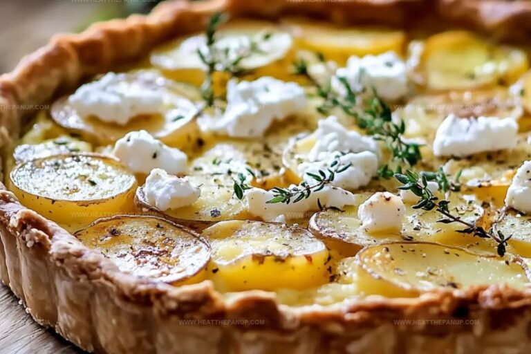 Quiche With Potato, Goat Cheese, And Artichoke Recipe
