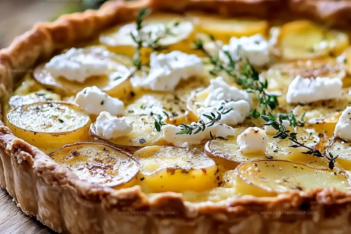 Quiche With Potato, Goat Cheese, And Artichoke Recipe