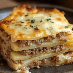 Meat & Potato Casserole Recipe
