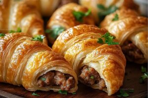 Sausage Cream Cheese Crescents Recipe