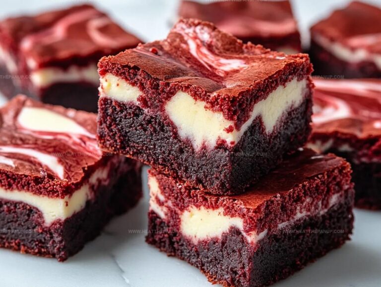 Red Velvet Cheesecake Swirl Brownies Recipe