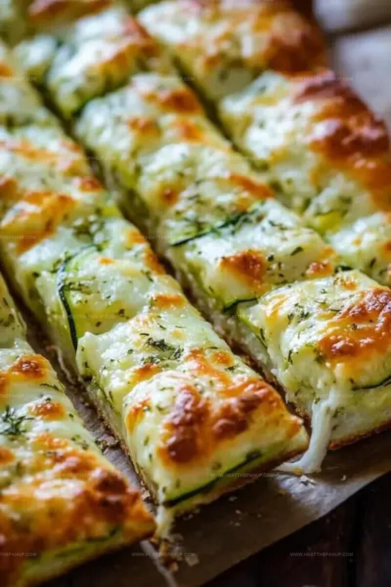 Cheesy Zucchini Breadsticks Recipe