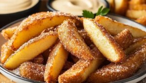 Apple Wedges Fries Recipe