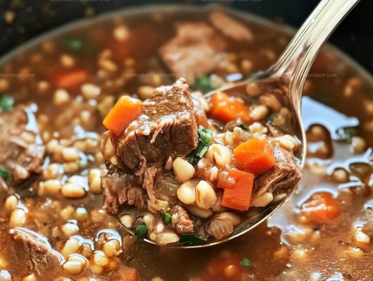 Crockpot Beef Barley Soup Recipe