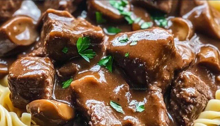 Crockpot Beef Tips And Noodles Recipe