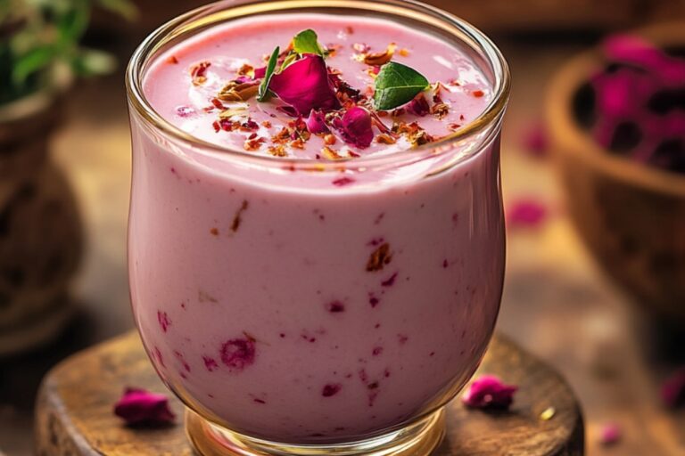 Rose Lassi Recipe