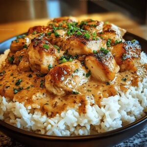 Hearty Smothered Chicken And Rice Recipe