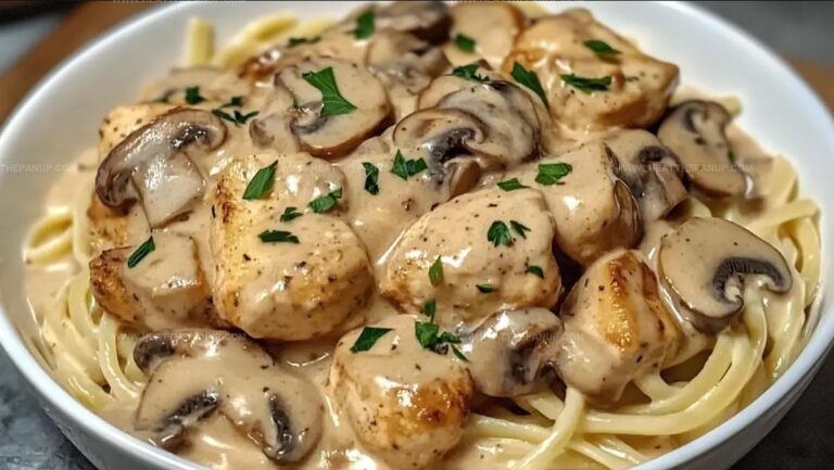 Creamy Chicken Stroganoff With Mushrooms Recipe