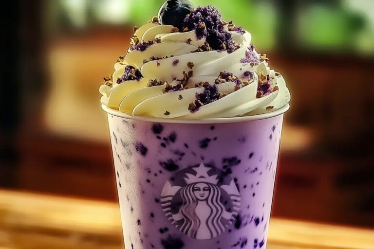 Pineapple Blueberry Frappuccino Recipe