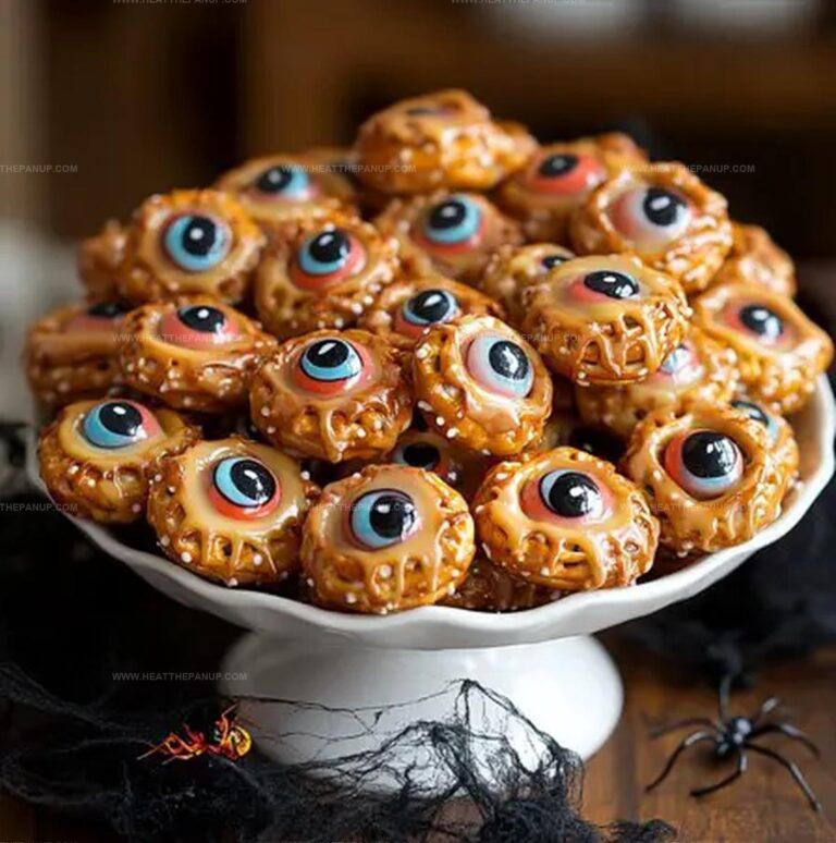 Halloween Pretzel Monster Eyebals Recipe