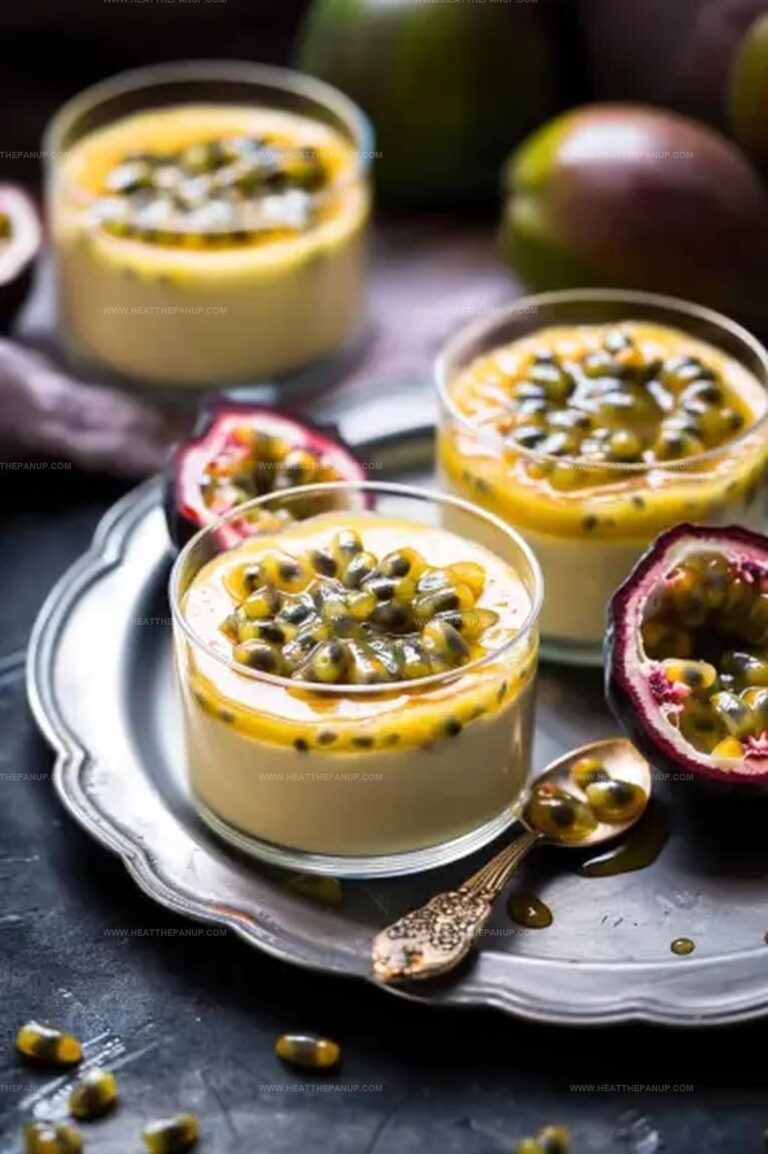 Passion Fruit Possets Recipe