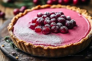 Cranberry Mousse Pie Recipe