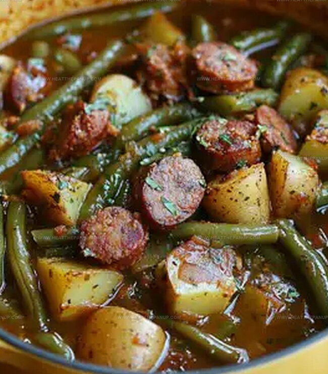 Cooking Cajun Green Beans and Potatoes