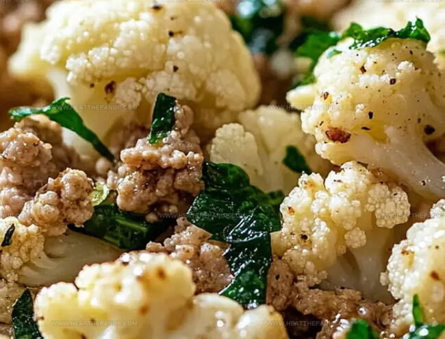Skillet Tips for Savory Ground Turkey & Cauliflower Perfection