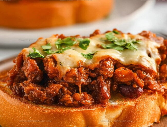 Sloppy Joe Tips with That Texas Toast Crunch