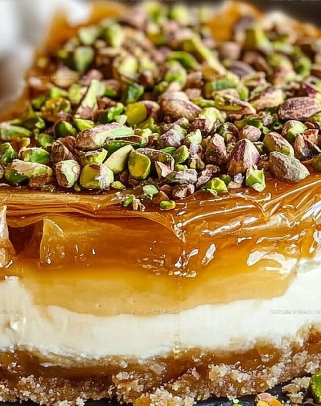 What Makes Honey Pistachio Baklava Cheesecake Irresistible