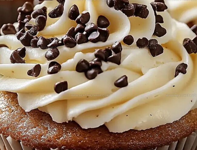 Cannoli Cupcake Assembly in Creamy Layers