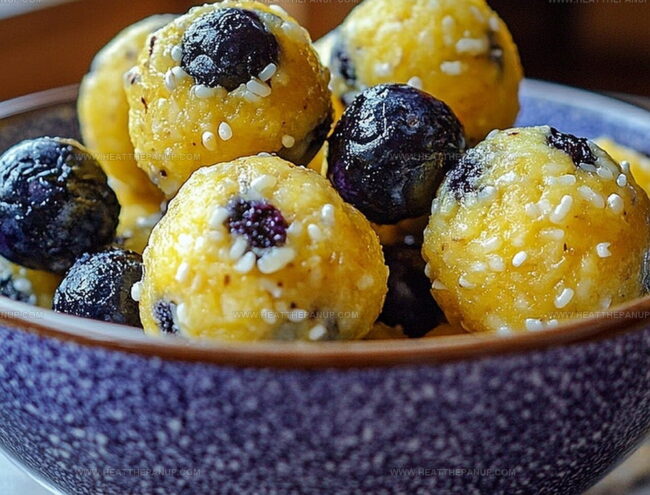 Banana and Blueberry Balls for Dogs How to Make Them